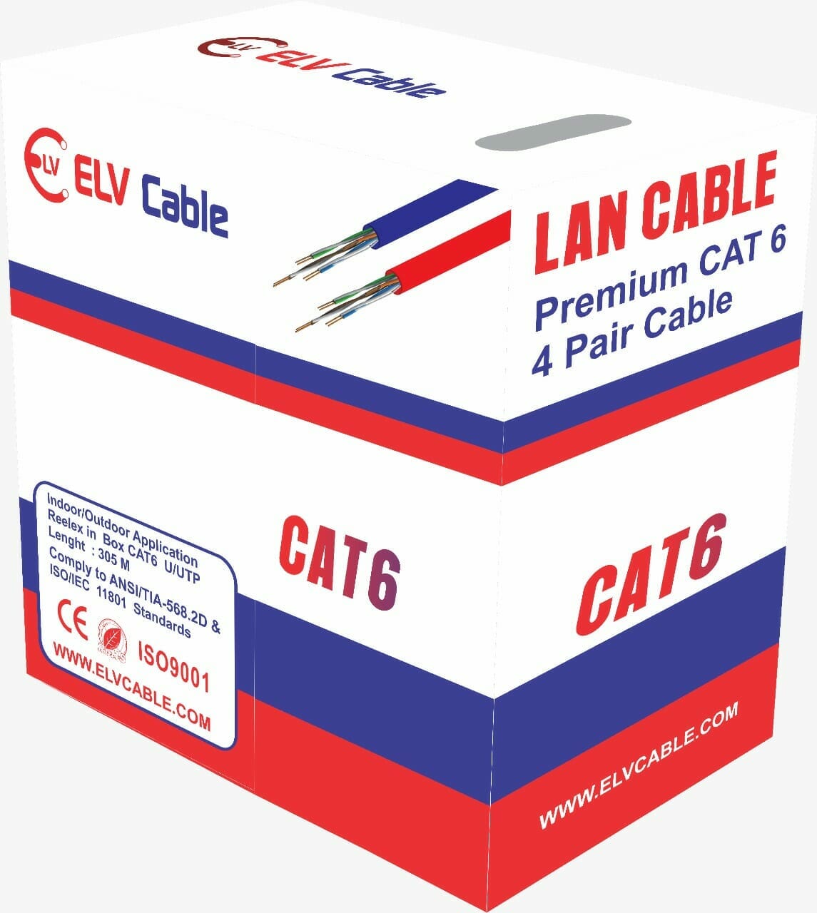 elv cable network cable lan cable cat6 cat6a cat7 indoor outdoor cable du etisalat approved cable