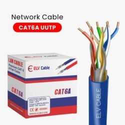 Cat6a U-Utp 23awg 4pair cable Blue Color