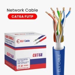 elv cable products range network cable cag5e cable cat6 cable cat6a cable cat7 cable cat8 cable ethernet cable fiber cable ftth cable outdoor cable Cat6a F-Utp 23awg 4pair Series Blue Color