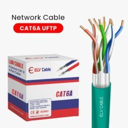  Cat6a U-Ftp 23awg 4pair Series Aqua Color