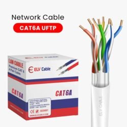 Cat6a U-Ftp 23awg 4pair lszh White Color