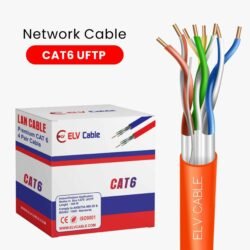 Cat6 U-Ftp 23awg 4pair Series 305M Orange Color