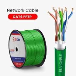 Cat6 F-Ftp 23awg 4pair Series Green Color