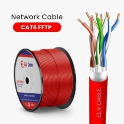 Cat6 F-Ftp 23awg 4pair Series Red Color