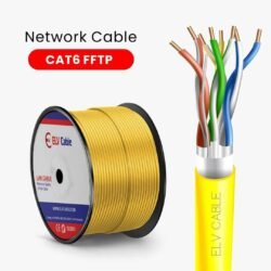 Cat6 F-Ftp 23awg 4pair Series Yellow Color