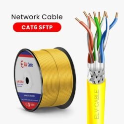 Cat6 S-Ftp 23awg 4pair cable Yellow Color