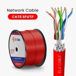 Cat6 SF-Utp 4pair cable 305M Red Color