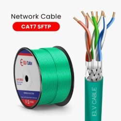 Fiber Optic vs Copper Cables Cat7 23awg 4pair S-Ftp Series Aqua Color