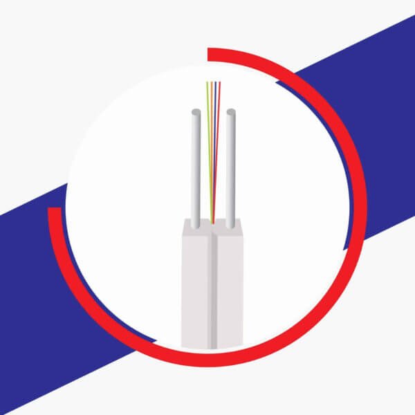 4core Single Mode Ftth Fiber Cable ELV-3003