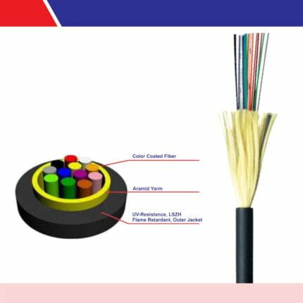 elv cable fiber products range 2core ftth cable 4 core ftth cable single mode fiber optic cable multi mode fiber optic cable du etisalat approved cable