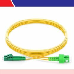 Single Mode Sc-Lc-Apc Duplex Fiber Optic Patch Cord Lszh