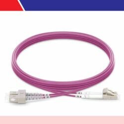 Multi Mode Sc-Lc-Upc Duplex Fiber Optic Patch Cord Lszh Om4